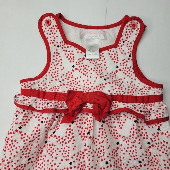 Janie and Jack 0-3 months Layette #pinktag 4th of July Romper 2010 - Picture 2 of 6